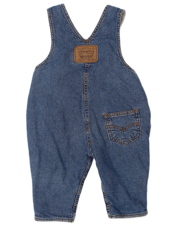 LEVI'S Baby Boys Dungarees Straight Jeans 3-6 Months W24 L8 Blue