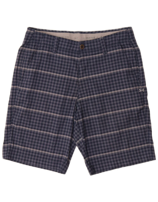 Pantaloni scurți chino pentru bărbați Under Armour W32 Medium Blue Gingham Poliester