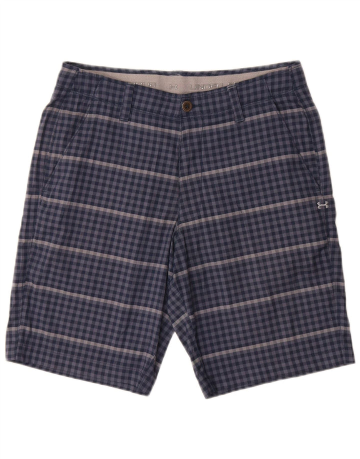 Pantaloni scurți chino pentru bărbați Under Armour W32 Medium Blue Gingham Poliester