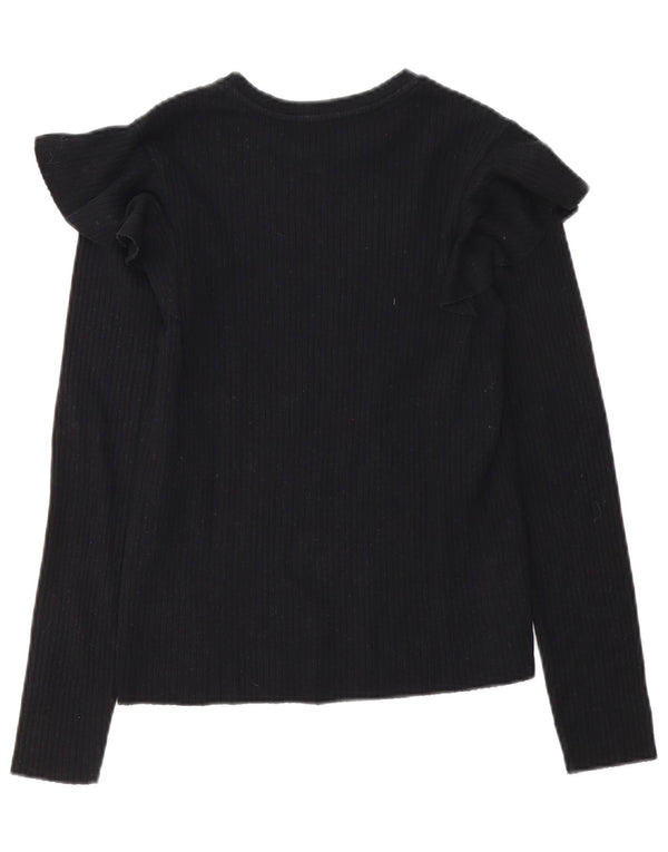 Bluză pentru femei Zara UK 12 Medium Negru