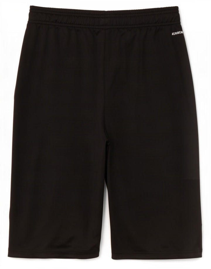 Pantaloni scurți sport pentru bărbați Adidas Aeroready Bermuda, poliester negru mic
