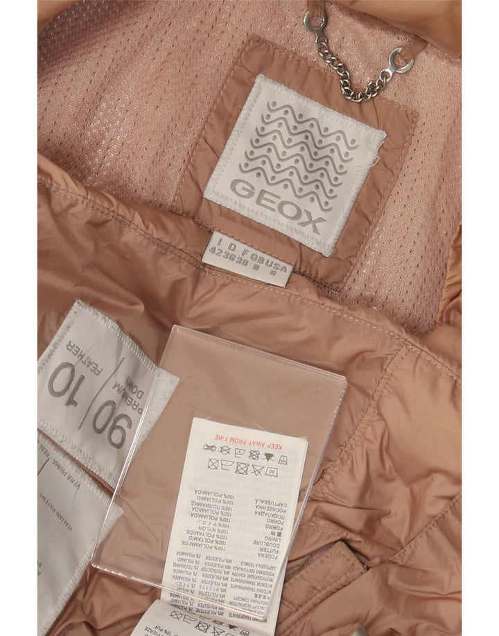 GEOX Womens Padded Jacket UK 8 Small  Beige Polyester Vintage Geox and Second-Hand Geox from Messina Hembry 