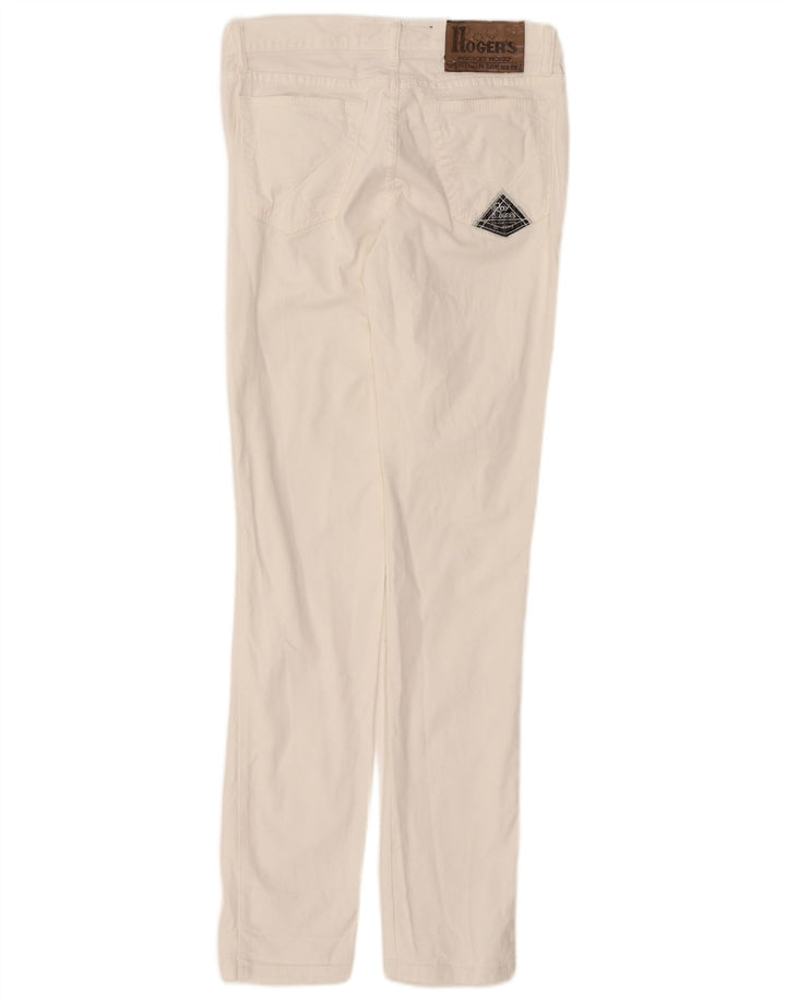 Blugi skinny pentru femei Roy Rogers W30 L32 alb