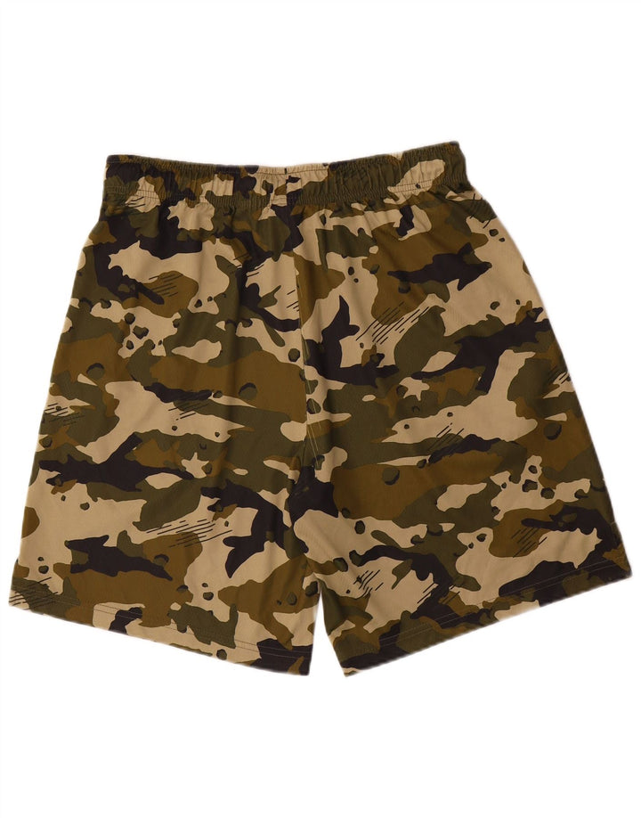 Pantaloni scurți sport NIKE Dri Fit pentru bărbați, camuflaj mari, kaki