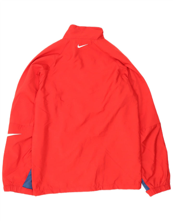 Jachetă de ploaie grafică Nike pentru bărbați UK 36, roșu mic, poliester color bloc