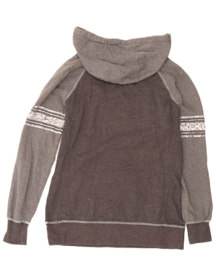 Pulover cu glugă NFL Carolina Panthers pentru femei UK 14 Medium Gri Colorblock