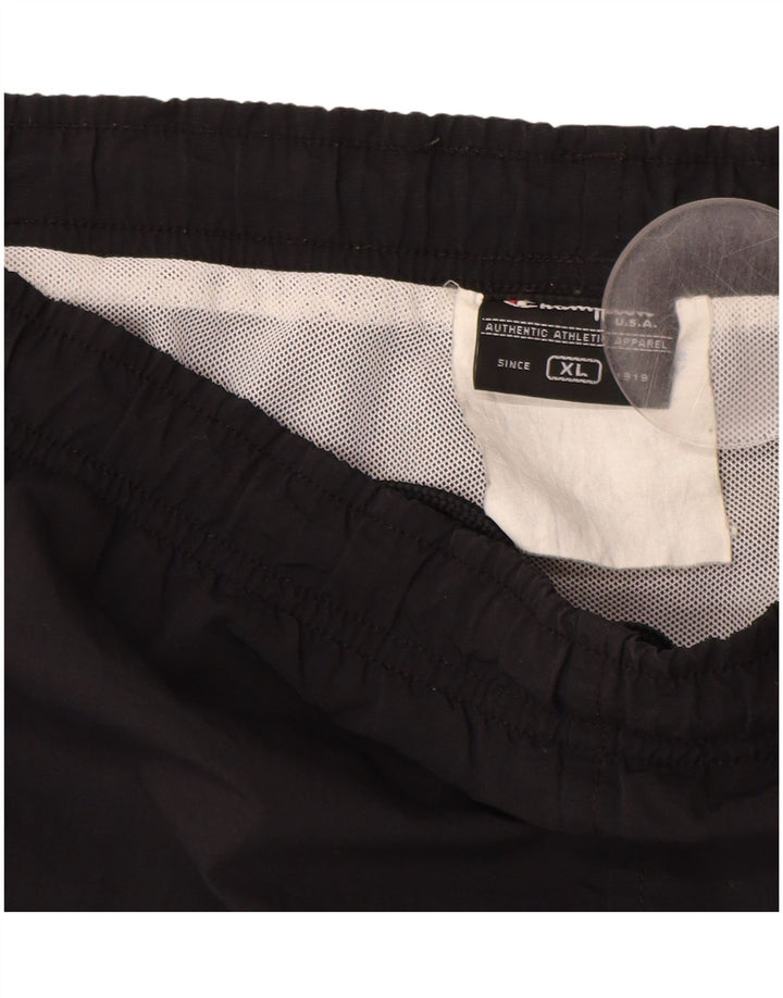 Pantaloni scurți de înot pentru bărbați CHAMPION XL, negru, color block