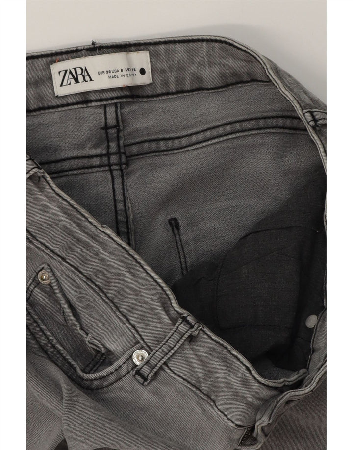 Blugi evazați pentru femei ZARA EU 38 Mici W28 L32 Gri