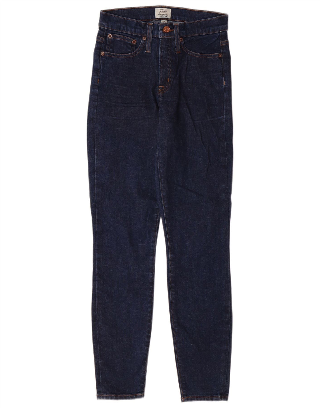 J. CREW Blugi skinny pentru femei cu scobitoare cu talie înaltă W26 L29 bumbac bleumarin