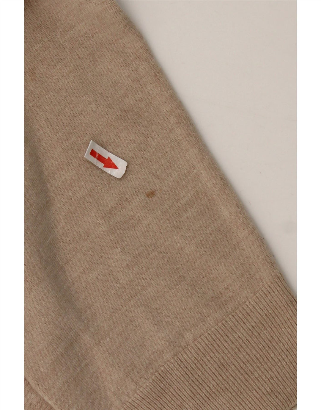 Pulover cu decolteu în V pentru bărbați Marks & Spencer, 2XL, bej, acrilic