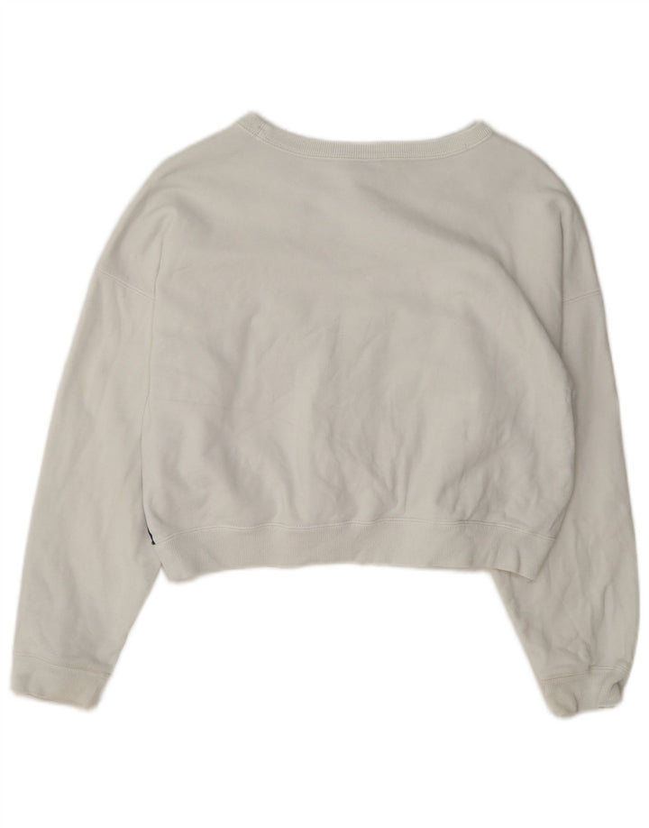 Pulover pentru femei Champion Oversized Crop Pulover UK 10 Small White