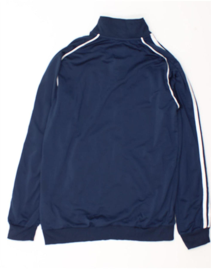 Adidas Mens Spartans Graphic Trening Top Jachetă Mic din poliester bleumarin