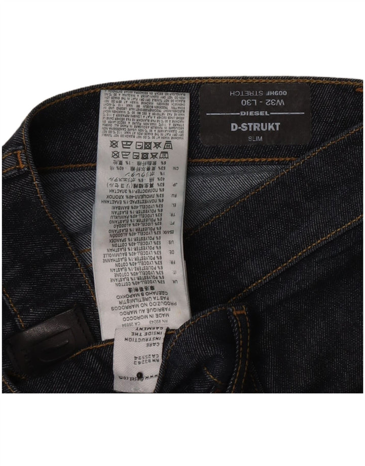 Blugi D-Strukt Slim pentru bărbați Diesel W32 L27 Lyocell bleumarin