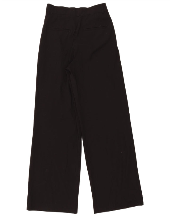 Pantaloni chino pentru femei Zara Mici L26 L31 Poliester negru
