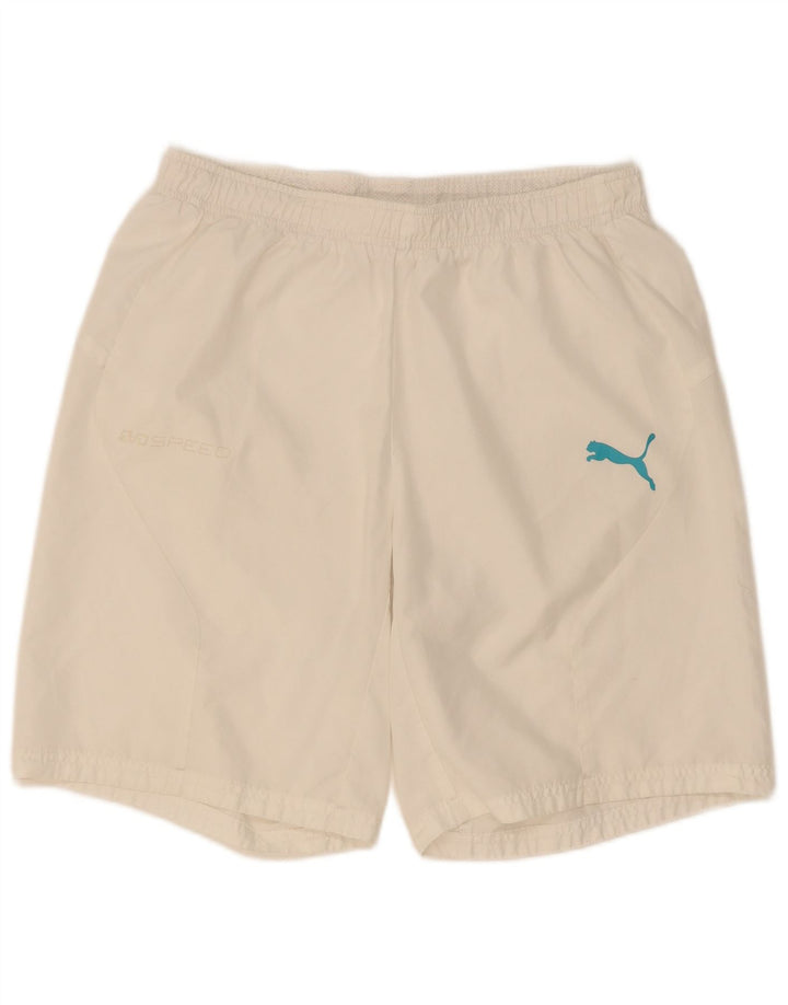 Pantaloni scurți sport Puma pentru bărbați, alb mediu