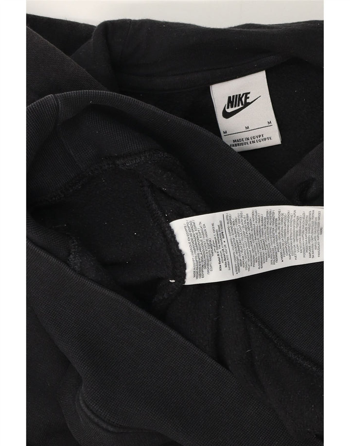 Pulover Nike Grafic pentru bărbați, bumbac mediu negru