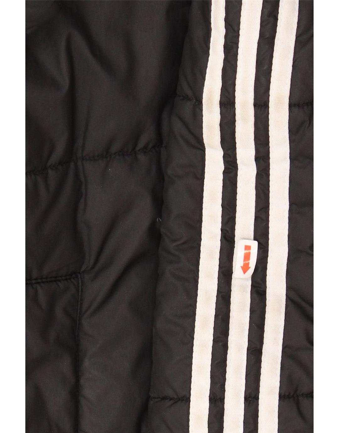 ADIDAS Womens Padded Jacket UK 10 Small Black Polyester