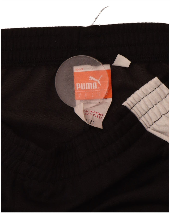 Pantaloni de trening PUMA pentru bărbați, negru, poliester color bloc