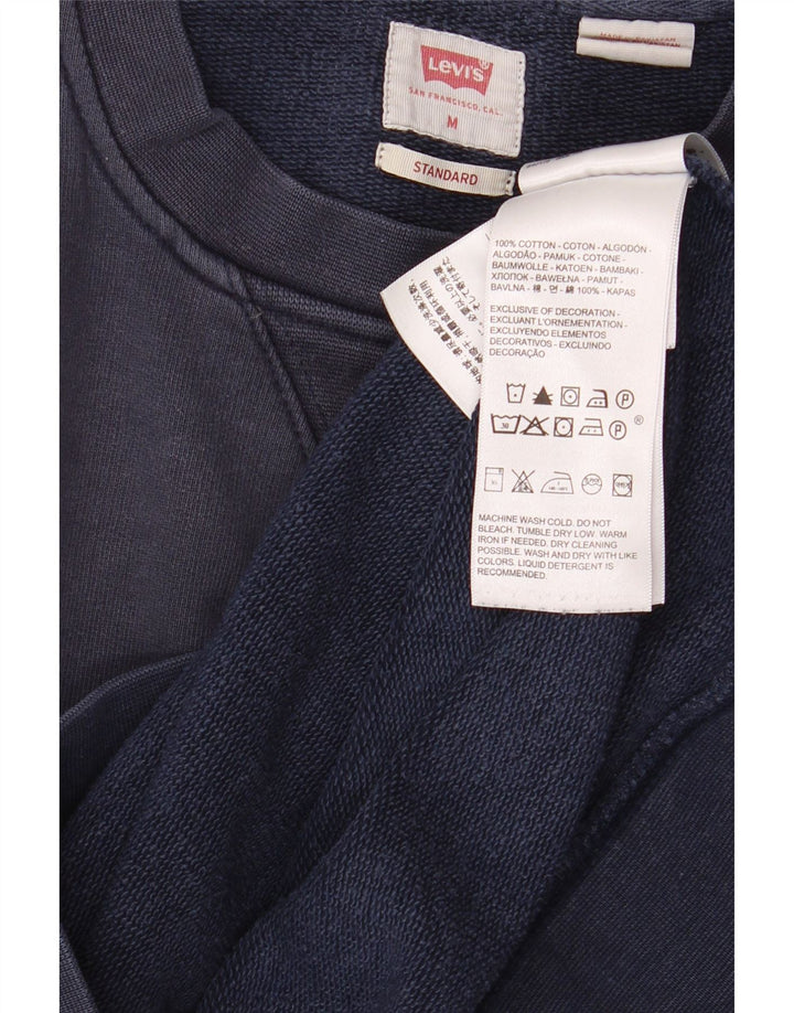 Pulover pentru bărbați Levi's, cu ajustare standard, din bumbac mediu, albastru bleumarin