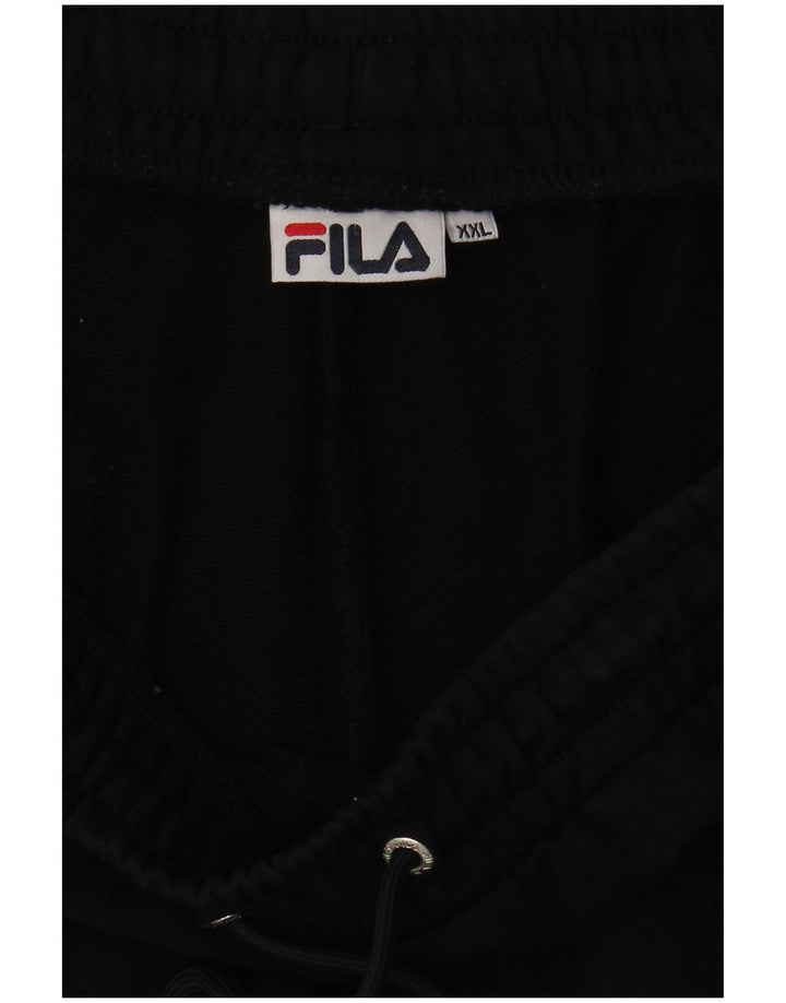Pantaloni scurți de sport cu grafică pentru bărbați FILA 2XL, negru