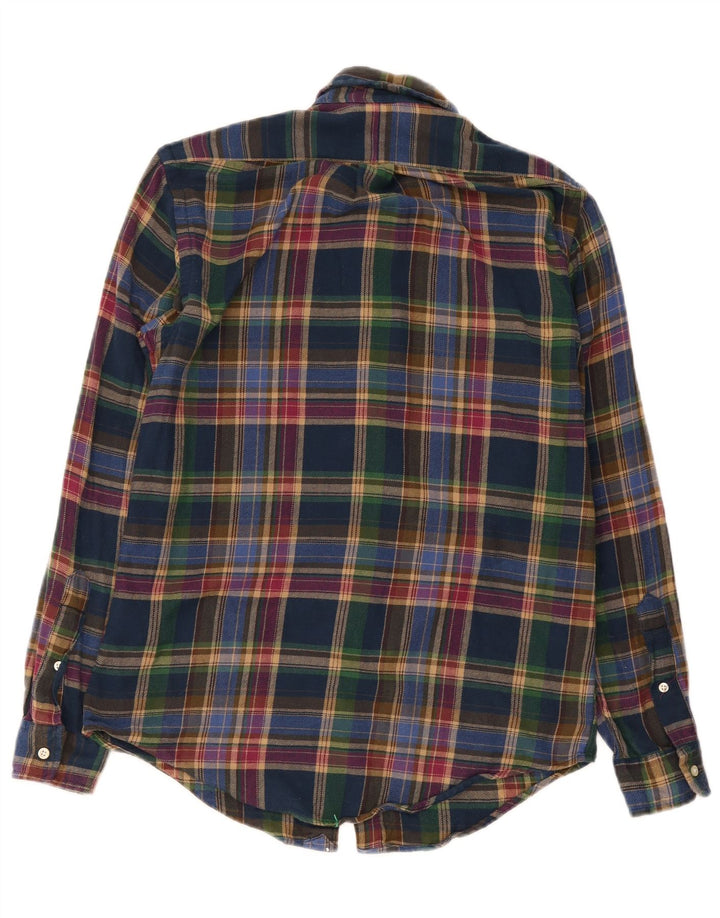 Cămașă de flanel, personalizată, pentru bărbați Polo Ralph Lauren, cu carouri mici, multicolore