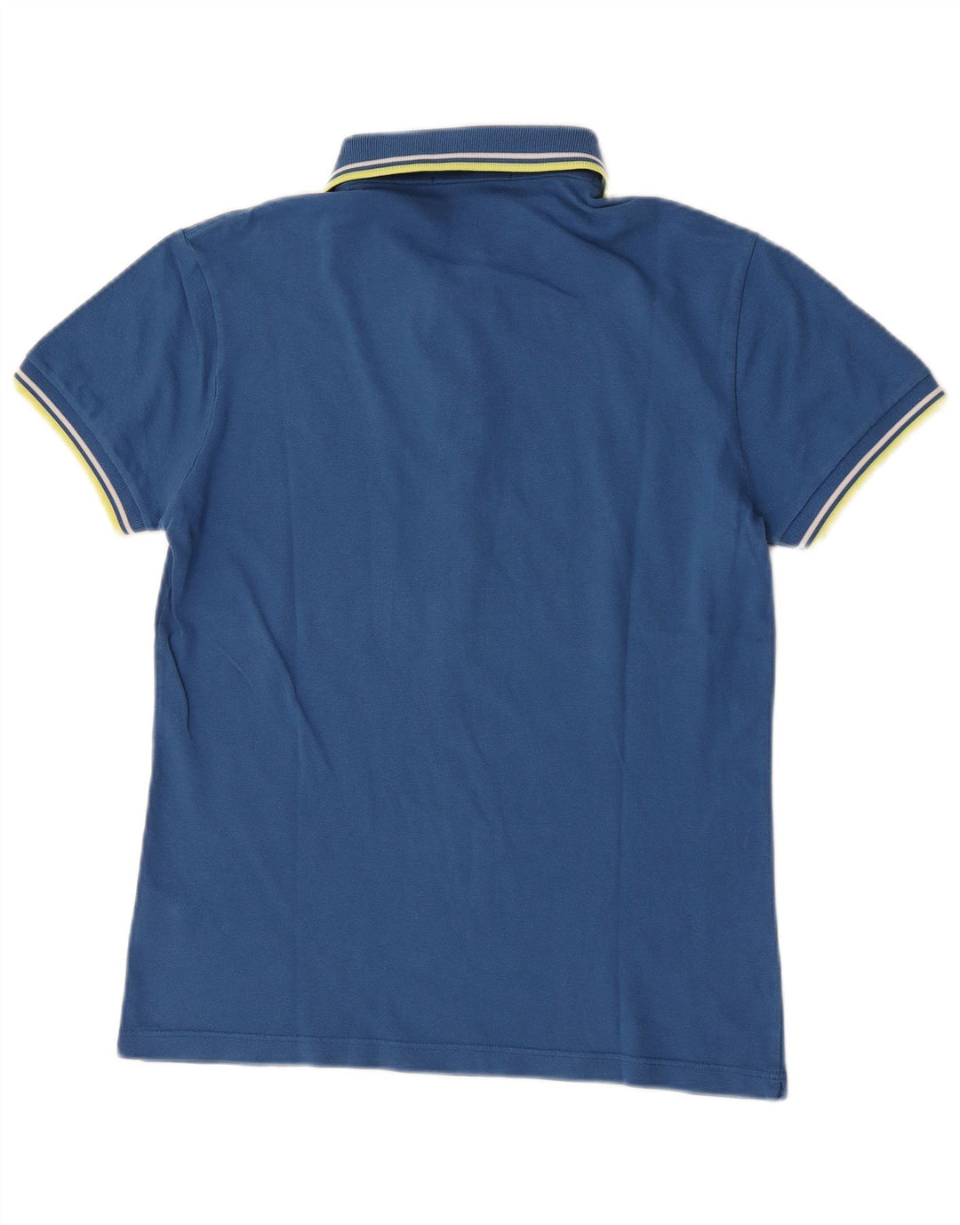 Cămașă polo pentru bărbați Fred Perry, ușor și elastic, bumbac cu dungi albastre medii