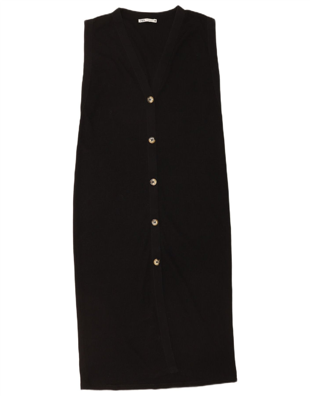 Rochie fără mâneci pentru femei Zara UK 14 Medium Negru