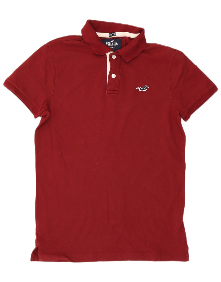 Cămașă polo Hollister pentru bărbați Small Maroon