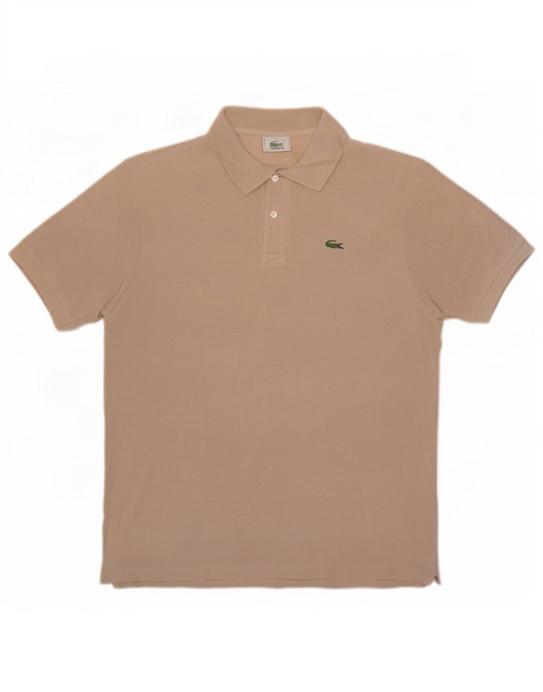 Tricou polo Lacoste pentru bărbați mărimea 5 mare, bej, bumbac