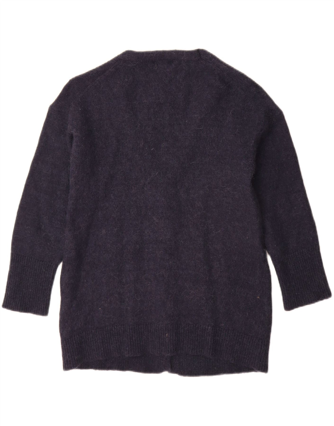 Pulover cardigan Massimo Dutti pentru femei UK 10 Poliamidă bleumarin mic