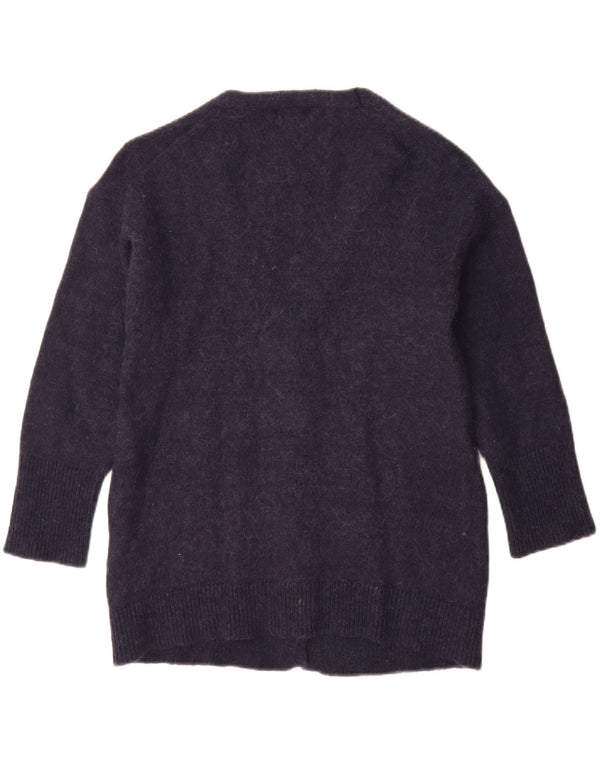 Pulover cardigan Massimo Dutti pentru femei UK 10 Poliamidă bleumarin mic