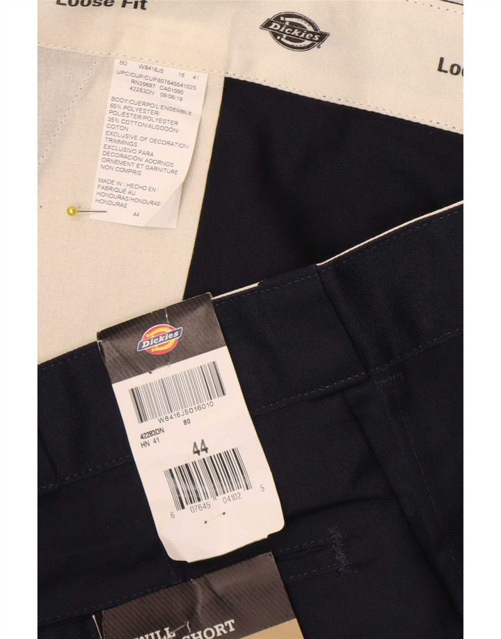 Pantaloni scurți cargo Dickies pentru bărbați W44 2XL poliester bleumarin