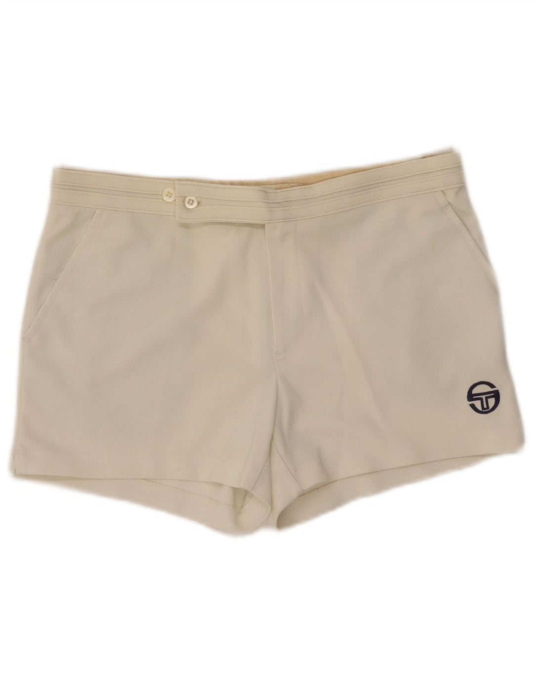 SERGIO TACCHINI Pantaloni scurți casual pentru bărbați IT 48 Medium W30 Off White