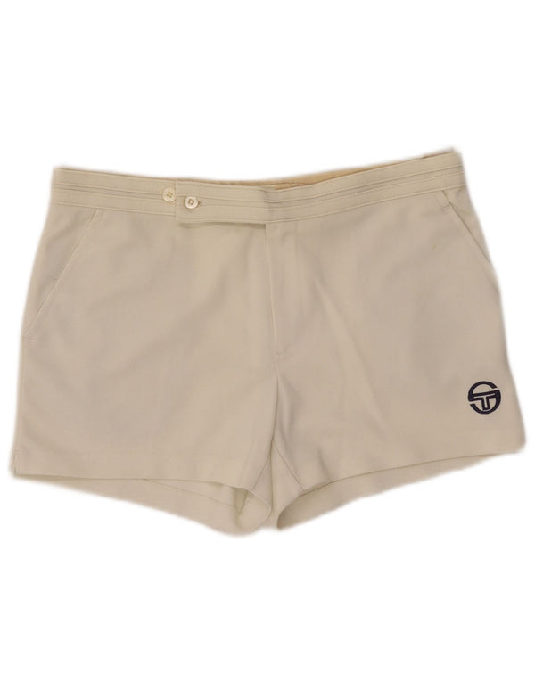 SERGIO TACCHINI Pantaloni scurți casual pentru bărbați IT 48 Medium W30 Off White