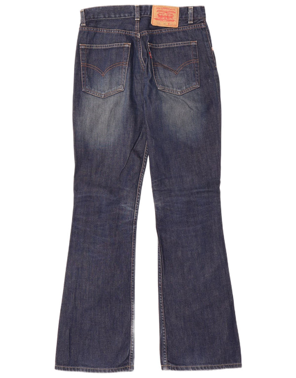 Blugi pentru bărbați Levi's 525 Bootcut W29 L34 Bumbac bleumarin