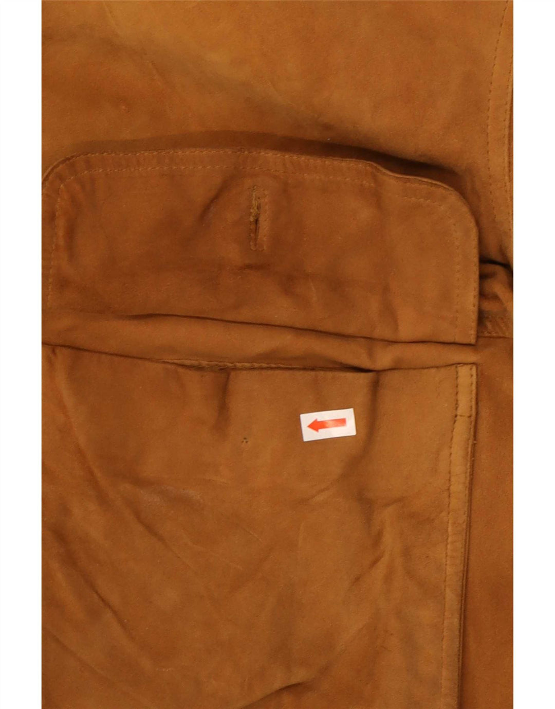 Conbipel Mens Suede Bomber Jacket IT 52 Large Brown Leather