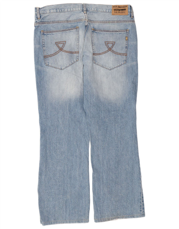 Blugi Ben Sherman Riot Bootcut pentru bărbați W38 L32 Bumbac albastru