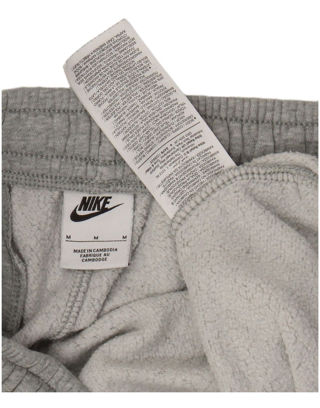 Pantaloni de trening pentru bărbați NIKE Pantaloni de jogging din bumbac gri mediu
