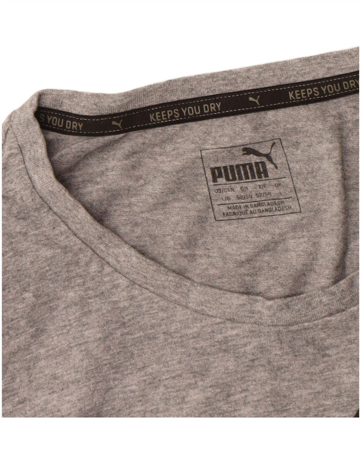 Tricou grafic Puma pentru bărbați Top mare gri