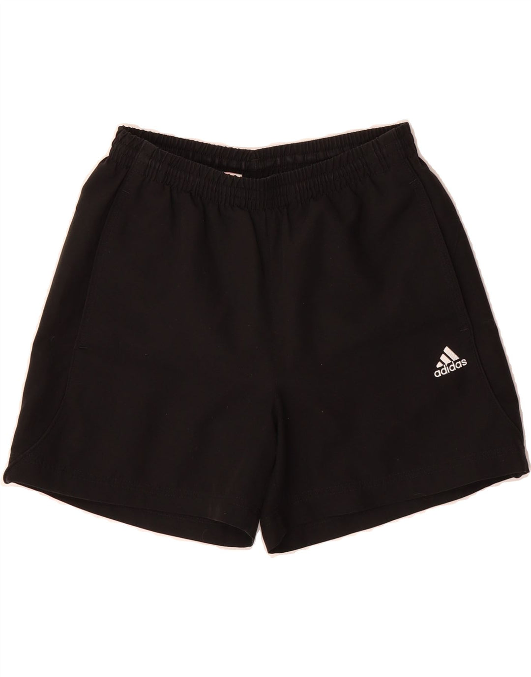 ADIDAS Boys Climalite Sport Shorts 11-12 Years Black Polyester Vintage Adidas and Second-Hand Adidas from Messina Hembry 