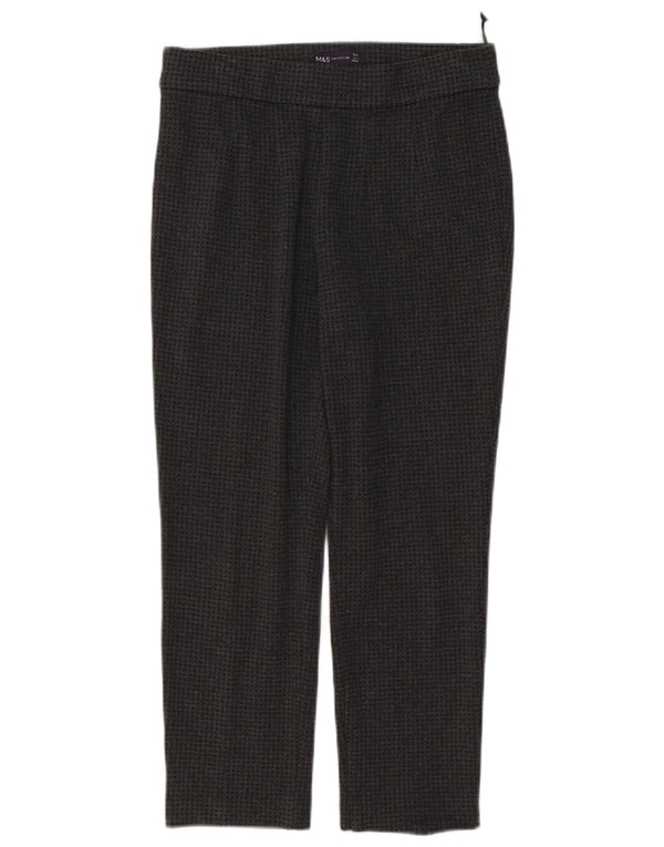 Leggings pentru femei Marks & Spencer UK 10 Small W28 L23 Gri Houndstooth