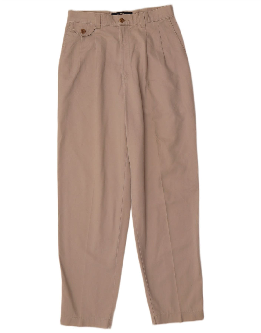 Pantaloni chino conici pentru femei Lee US 8 Medium W28 L28 Bej Bumbac