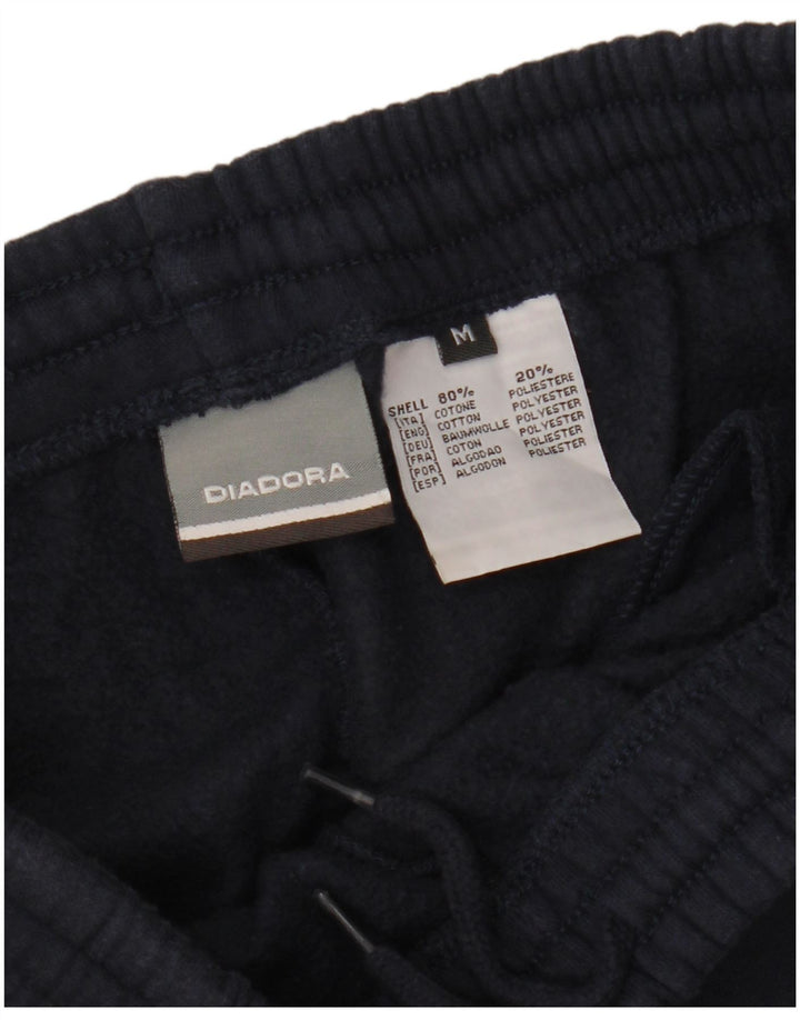 Pantaloni de trening DIADORA pentru bărbați, bumbac, albastru bleumarin mediu