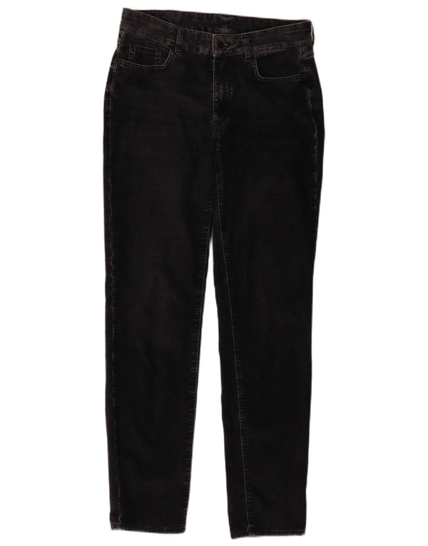 Massimo Dutti Pantaloni casual subțiri din catifea pentru femei EU 36 XS W26 L28 gri