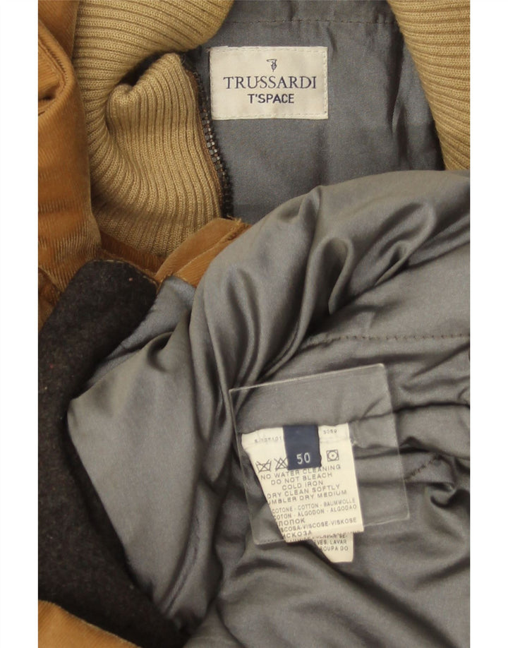 Jachetă pentru bărbați TRUSSARDI IT 50, mare, bej, bumbac