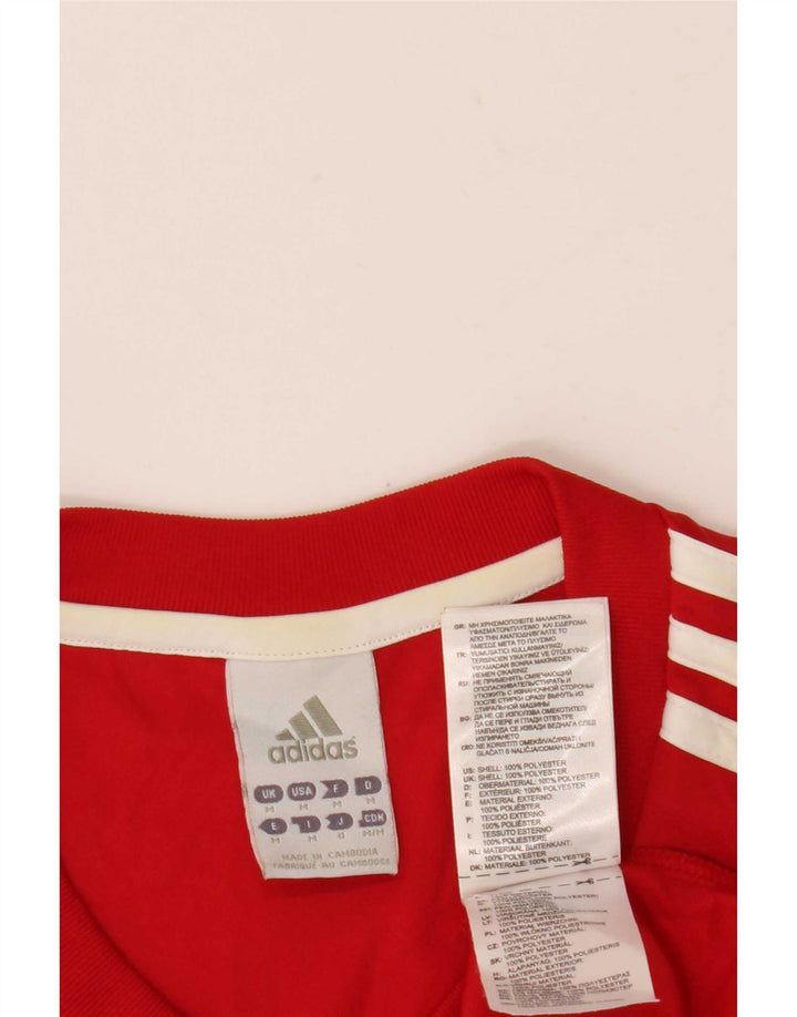 Tricou Adidas Climalite pentru bărbați Top Medium Red Poliester