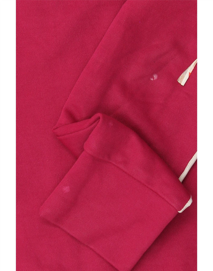 Jachetă de top pentru trening Adidas pentru femei IT 40 mic, roz, bumbac color bloc