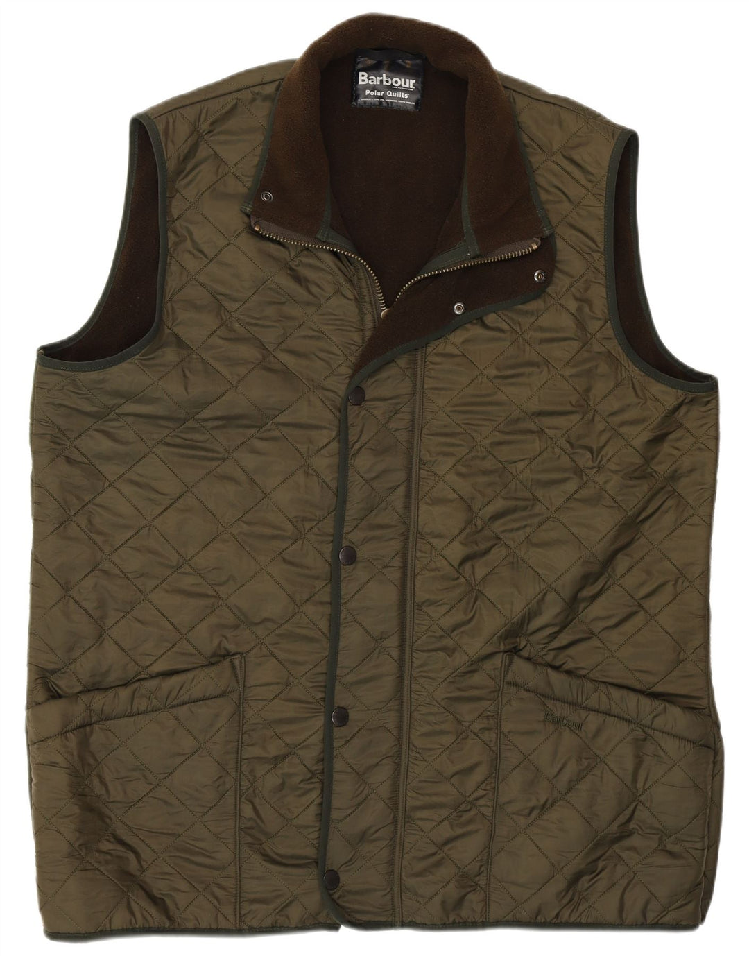 BARBOUR Gilet matlasat pentru bărbați UK 42 XL Verde