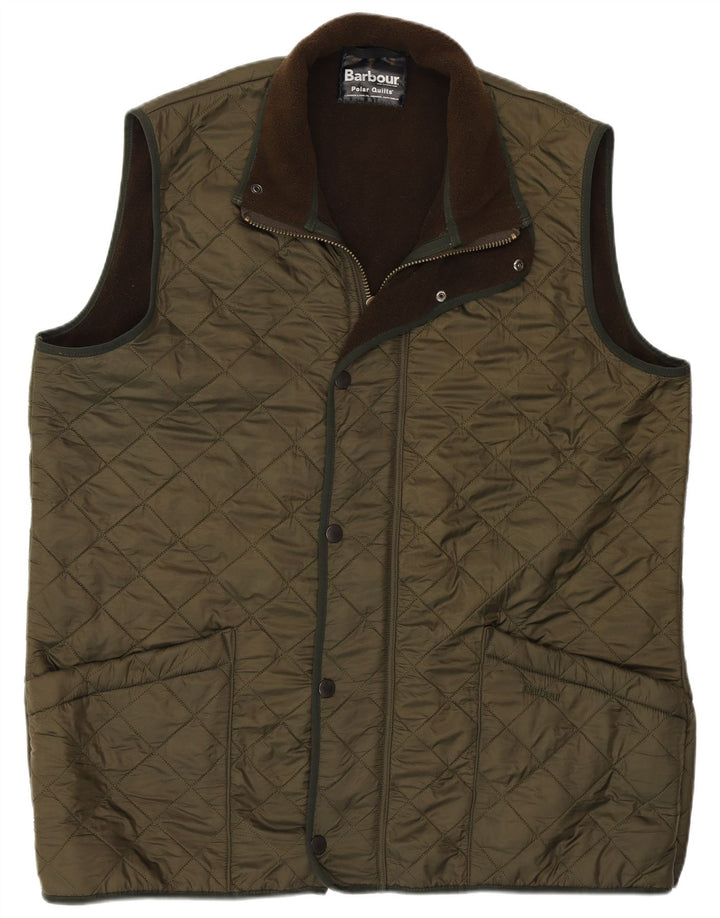 BARBOUR Gilet matlasat pentru bărbați UK 42 XL Verde