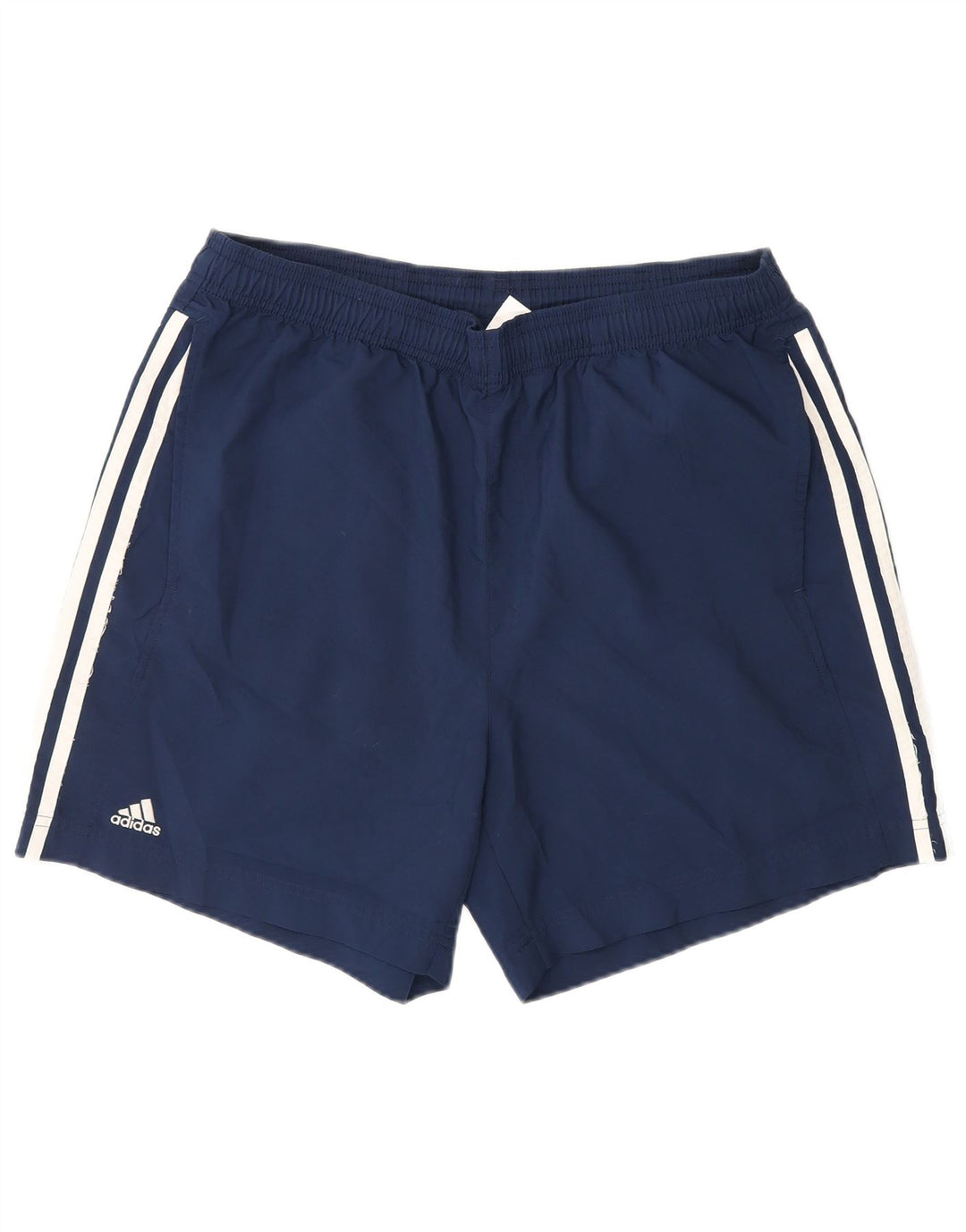ADIDAS Mens Sport Shorts Large Navy Blue Polyester